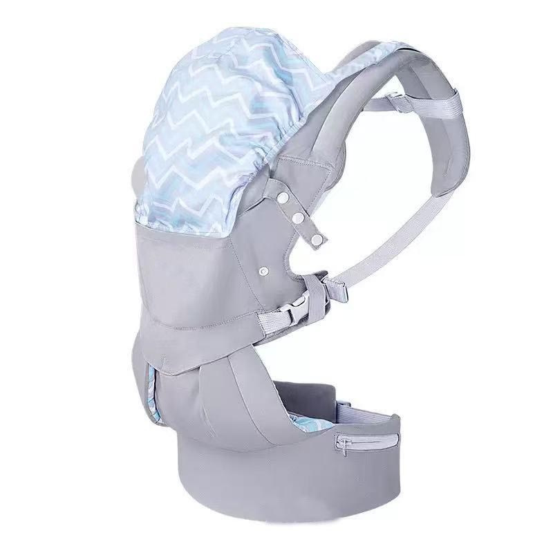 Adjustable infant carrier with hood