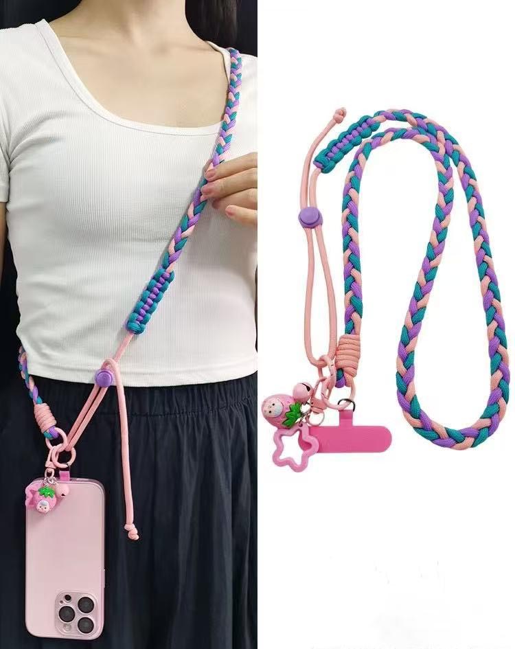 Braided phone slings